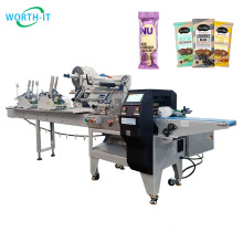 Fully automatic horizontal wrapping flow pack packing machine ice cream stick packaging machine